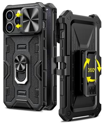 Phone Case for iPhone 15,15 Pro,15 Plus,15 Pro Max Case,Heavy Duty  Shockproof Full Body Phone Cover Built in 360 Rotatable Ring Holder  Magnetic