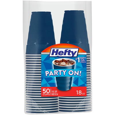 Hefty Party On! Cups, 18 Ounce - 50 cups