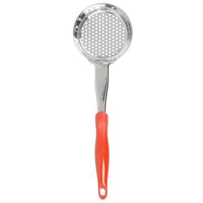 Mainstays 12 inch Stainless Steel and Silicone Convenient Whisk Spatula  with Bowl Scraper, Red 