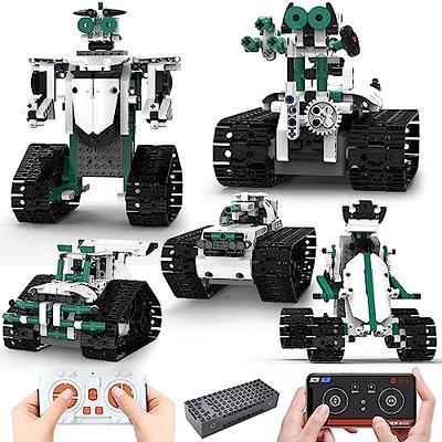 Stem Robot Building Block Toys for Kids,OKK Remote and App Controlled Engineering Science Educational Assembling Learning Kits Intelligent