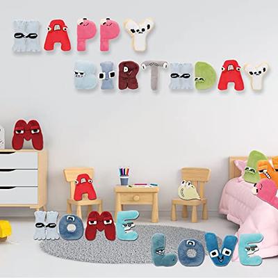 Alphabet Lore Plush Toy Alphabet Lore Stuffed Educational Letter Toys  Cartoon Doll Soft Pillow Toy Collectible for Fans Friends Kids Christmas
