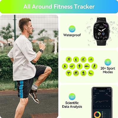 anyloop Smart Watches for Men Women with 24/7 Heart Rate Blood Oxygen  Monitor Sleep Tracking, 46mm 1.3oz Step Calorie Counter Fitness Watch  Activity Trackers for iOS and Android Phones - Yahoo Shopping