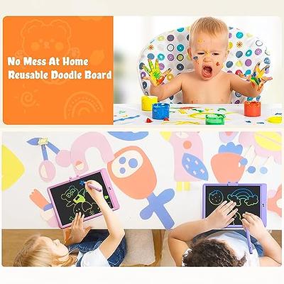 TECJOE 2 Pack LCD Writing Tablet, 8.5 Inch Colorful Doodle Board Drawing  Tablet for Kids, Kids Travel Games Activity Learning Toys Birthday Gifts  for