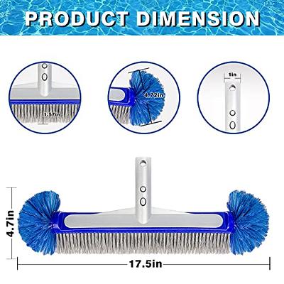 Pool Brush Head, Professional Swimming Pool Wall & Tile Brush with