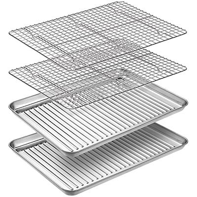 Oven Safe, Heavy Duty Stainless Steel Baking Rack & Cooling Rack