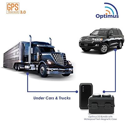 Optimus 3.0 GPS Tracker - 1 Month Battery - with Heavy Duty Waterproof Case  and Powerful Magnets for Vehicles and Assets