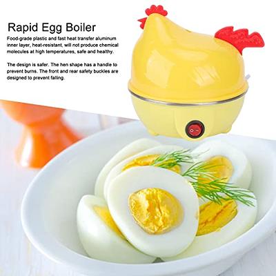 Electric Egg Boiler, Chicken Shape Egg Cooker, Multifunction Chicken Shape  Rapid Egg Boiler, 7 Egg Capacity Automatic Shut Off Mini Breakfast Machine