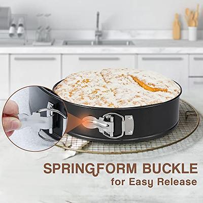 PKEAFC Cheesecake Pan Protector for 9 inch Round Springform Pan, Round Springform Pan Preventing Water from Entering The Spring Form Pans Protectors