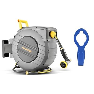 Retractable Plastic Wall Mounted Hose Reel with Automatic Rewind