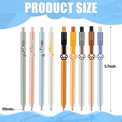 Eiodlulu Anime Gel Ink Pens 6 Pcs Cat Cute Kawaii School Supplies