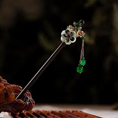 Viking Hair Accessories Women Hair Chopsticks Women Hair Clasp Jade Hairpin