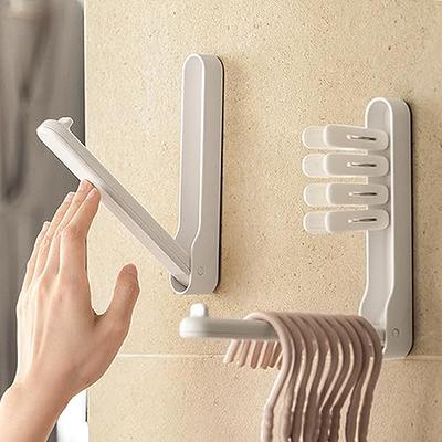 HAKDAY Hanger Stacker Organizer Stand, White Portable Hanger Holder Laundry  Room Organization Hanger Rack Storage