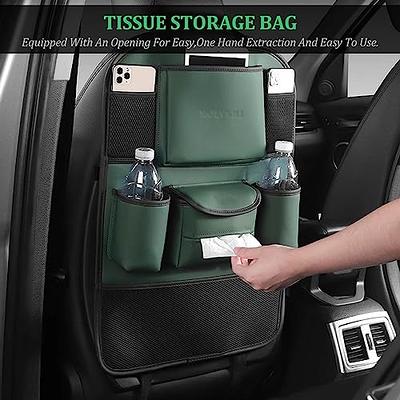 PU Leather Car Backseat Organizer,Hanging Vehicle Storage Bag With Hooks,  Compatible With Most Vehicles,Inner Car Accessories (Color : B, Size :  42.5x59.5cm) - Yahoo Shopping