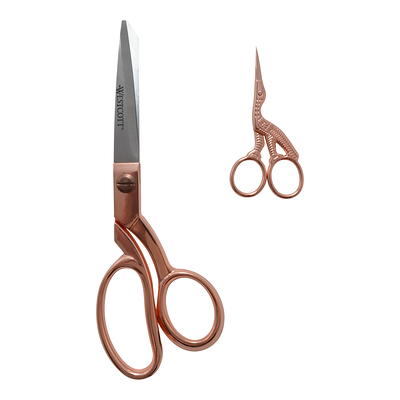 Sewing Scissors Stainless Steel Cutting Paper Small Crafts Plum Vintage  Shears Pointed Clay Shears Decoupage Scissors (Red Copper Plating) - Yahoo  Shopping