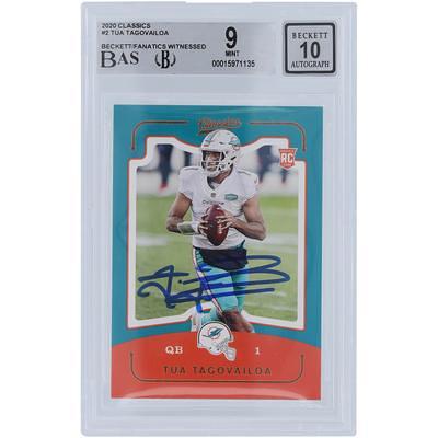 Tua Tagovailoa signed teal jersey Fanatics Witnessed Miami Dolphins  autograph at 's Sports Collectibles Store