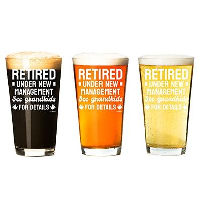 Because Clients - Funny Pint Glass Gifts for Beer Drinking Boss, CEO or  Coworkers - Fun Unique Consulting Gifts