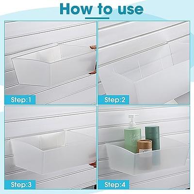 AREYZIN Plastic Storage Bins with Lid Set of 6 Storage Baskets for Organizing Container Lidded Storage Organizer Bins for Shelve