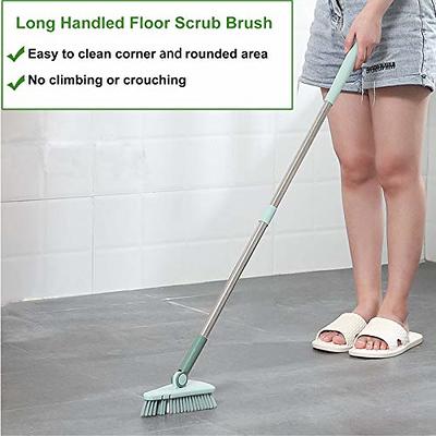 Qaestfy Shower Scrubber Cleaning Brush Combo Tub and Tile Scrubber