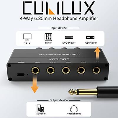  Cubilux 3.5mm to Double Audio Jack Headphone