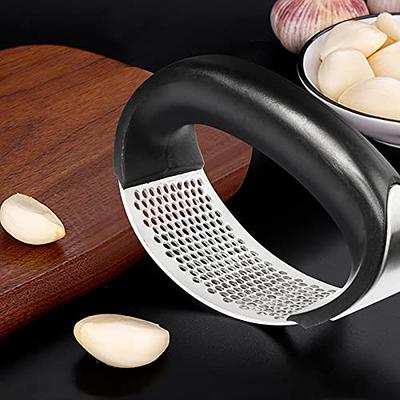 Zulay Stainless Steel Garlic Press Rocker Set - Premium Garlic Mincer