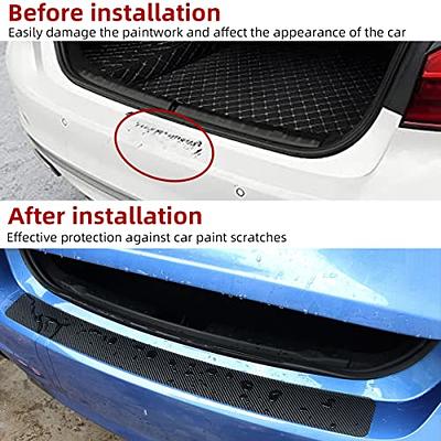 Trunk Rubber Protection Strip Rear Bumper Protector Cover for SUV/Cars,  Easy DIY