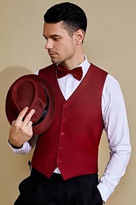 OSEMIOKA 1920s Mens Costume Accessories Set Great Gatsby Gangster Costume  for Men Roaring 20s Costumes Panama Hat Suspenders
