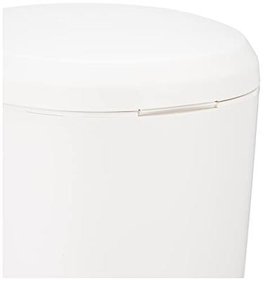 simplehuman 6L Round Step Trash Can White