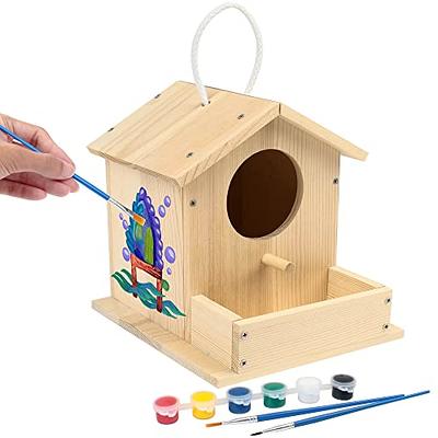 Art Paint Set with Wooden Easel Box, 24 Colors Acrylic Paints, 8 Paint  Brushes, 6 Canvas Panel etc. Creative Paining Supplies kit for Kids,  Student