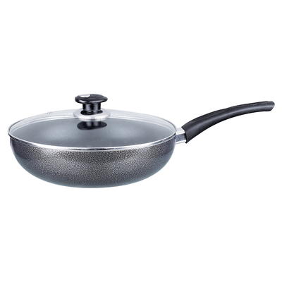 Brentwood SK-46 8-Inch Nonstick Electric Skillet in Black with Lid