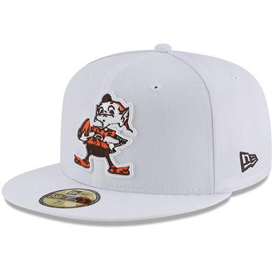 New Era Men's White New England Patriots Throwback Logo Omaha Low