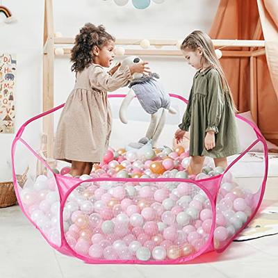 Kids Ball Pit STARBOLO Large Pop Up Toddler Ball Pits Tent with Basketball  Hoop for Toddlers Girls Boys for Indoor Outdoor Baby Playpen with Zipper  Storage Bag, Balls Not Included : 