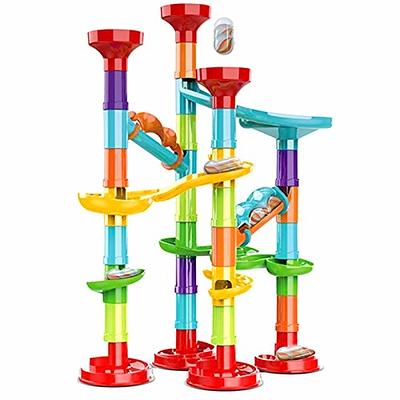 100 PCS Marble Run Toy,Marble Runs STEM Educational Learning Toy,  Construction