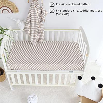 2 Pack Crib Mattress Protector Waterproof Bamboo Viscose Fiber, Crib  Mattress Cover for Standard Crib and Toddler Mattresses - Viscose Made from