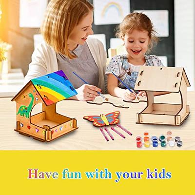 Diy Wooden Paint Kit Outdoor Toys For Age 3-5 4-8 8-12, Crafts