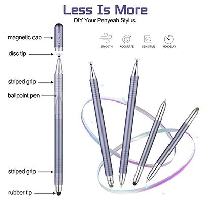 Stylus Pens for All Touch Screens, Rotation Capacitive Disc Tip Universal  Stylis Pencil for Apple iPad/Pro/Air/Mini/iPhone/Fire/Samsung