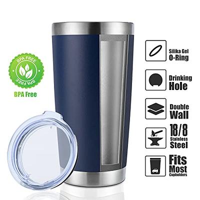 DOMICARE 20oz Tumbler with Lid Stainless Steel Tumblers Bulk, Double Wall  Vacuum Insulated Coffee Travel Mug Powder Coated Tumbler, 12 Pack White -  Yahoo Shopping