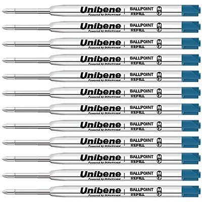 Unibene Parker Compatible Gel Ink Ballpoint Refills 12 Pack,0.7mm Medium  Point-Blue, Smooth Writing Replaceable German Ink Tactical Pen Refills for Parker  Ballpoint/UZI Pen - Yahoo Shopping