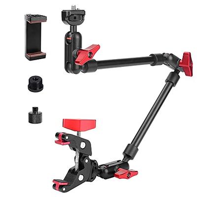 NEEWER Tabletop Camera Mount Stand with Flexible Arm, Overhead Height  Adjustable Light Stand Mount with Table Mounting Clamp, Swiveling Ball Head  for DSLR Camera, Phone, LED Light, Webcam and More : 