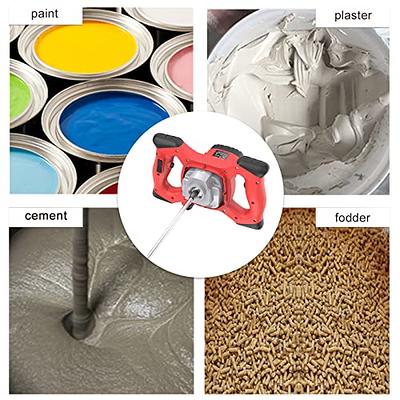 Adjustable Speed Electric Plaster Paddle Mixer Drill Mortar Cement Paint  Stirrer