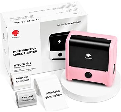 Phomemo Label Makers- M200 Label Printer Machine with 3 Paper,2023 Upgrade 3  Inch M110 Label Maker,WiFi Bluetooth Thermal Label Printer,Phone  Support,for Android iOS System,for Shipping,Labeling- Pink - Yahoo Shopping