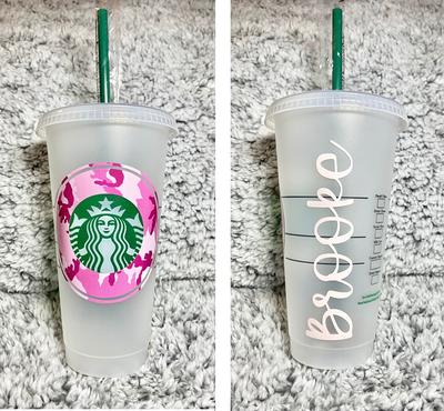 Pink Starbucks Tumbler  Personalized Gift Custom Cup With Ring Iced Coffee  Gifts For Her Aesthetic Cold - Yahoo Shopping
