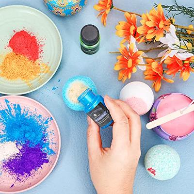 CHANGTIKEJI Mica Powder 63 Colors - 10g/Bottle of Natural Pigment Powder  for Epoxy Resin Lip Gloss Eye Shadow,Paint, Dye,Soap Making,Nail  Polish,Candle Making,Bath Bombs 63color*10g