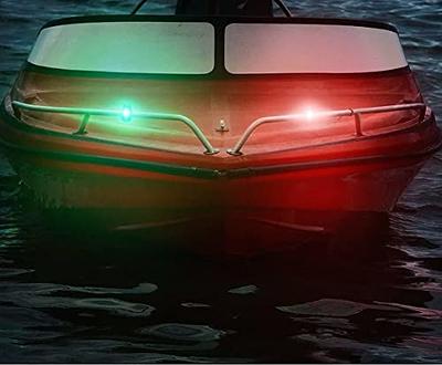 Amzonly 6pcs Navigation Lights for Boats Kayak, LED Safety Light, 3 Types  Flashing Mode, Easy Clip-On Kit for Boat Bow, Stern, Mast, Paddles,  Pontoon, Kayaking Accessories, Yacht, Red Green White - Yahoo