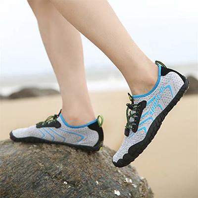 HiGropcore Water Shoes Men's Women's Quick-Dry Barefoot Aqua Socks with Wide  Toe