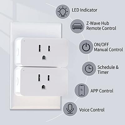 Minoston Zwave Plug, Z-Wave hub Required, Bult in Zwave Repeater, 800 Z-Wave  Smart Plug Outlet Switch 2 Pack Compatible with SmartThings, Hubitat, Wink,  Works With Alexa Google Assistant, White(MP31Z) - Yahoo Shopping