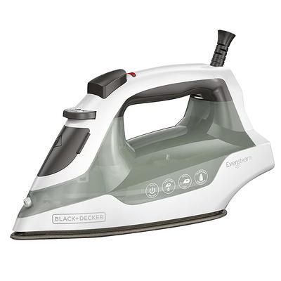 BLACK+DECKER Easy Steam Compact Iron, Blue/White, IR06V - Yahoo Shopping