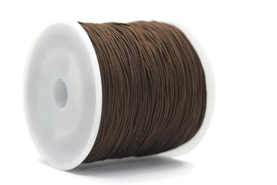 100 M/110 Yard 0.6mm Knotting Cords, Brown Beading Cord, Nylon