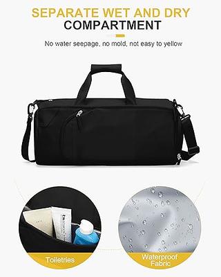 Gonex Canvas Duffle Bag with Shoe Compartment