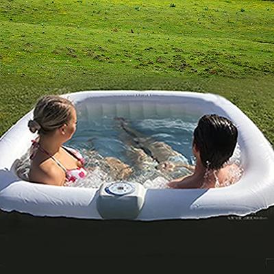 WEJOY AquaSpa Hot Tub Air Jet Spa 4-6 Person Blow Up Portable Hot Tub with  130 Bubble Jets Inflatable Outdoor Heated Round Hot Tub Spa - Yahoo Shopping