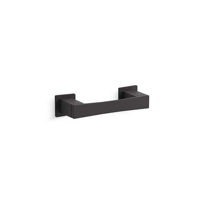 Acehoom Freestanding Toilet Paper Holder in Matte Black